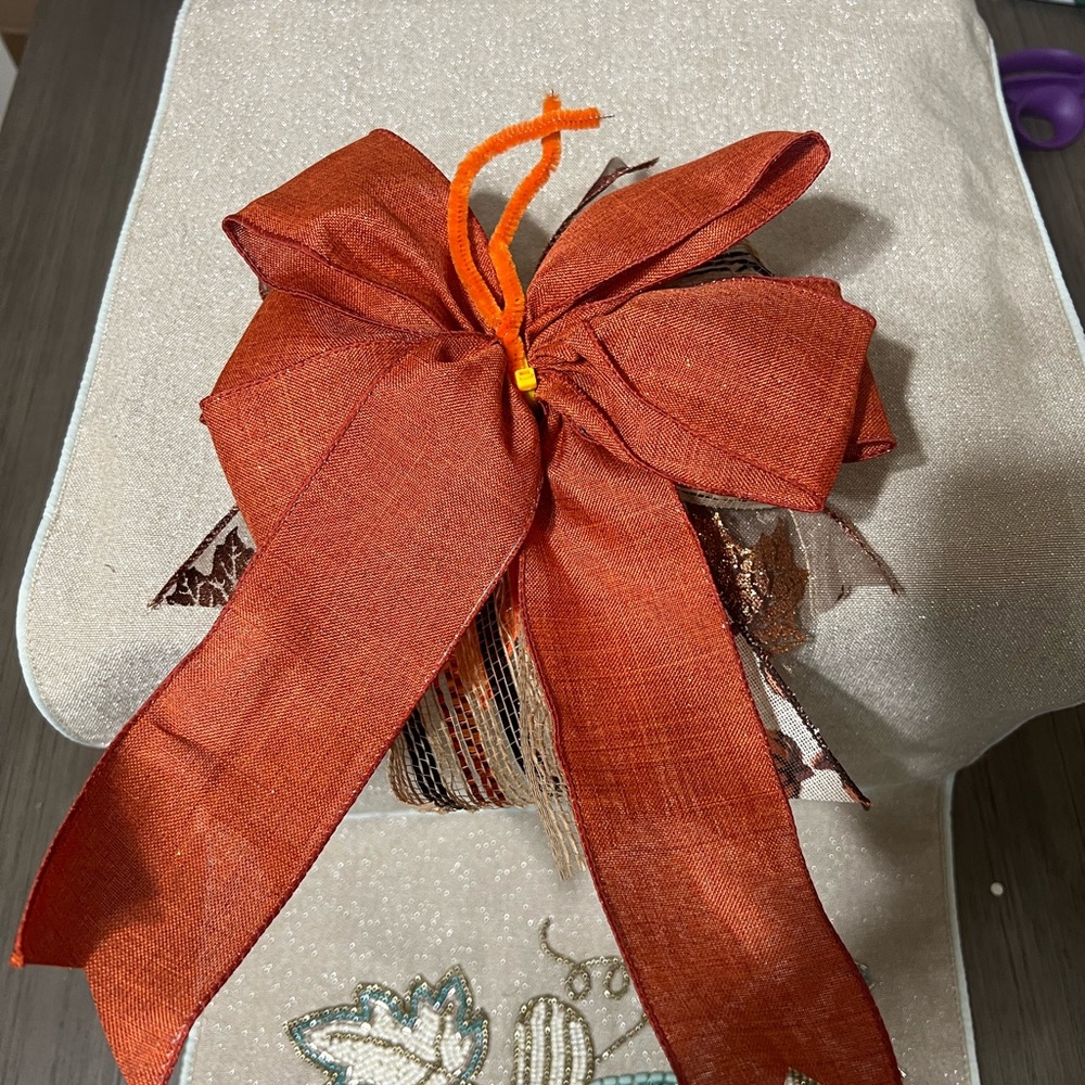 Handmade Fall Bow - Picture 4 of 4